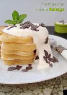   Tortitas con crema irlandesa de Baileys {St. Patrick's Day}