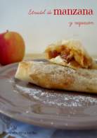   Strudel de manzana, dátiles y requesón