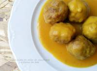   ALBÒNDIGAS EN SALSA DE ZANAHORIA