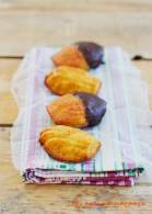   Madeleines de mandarina y chocolate