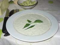   Soupe de concombre - sopa de cogombre - sopa de pepino