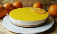   TARTA DE QUESO CON GELATINA DE NARANJA