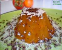   Budino vegan di cachi - Flan vegano de caquis