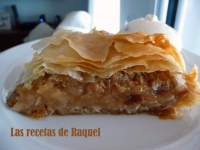   Strudel de manzana ( apfelstrudel) o tarta de manzana