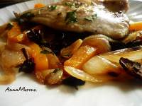   ORADA AL FORN AMB CARBASSA I BOLETS / DORADA AL HORNO CON CALABAZA Y SETAS