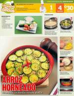   Arroz con zucchini horneado