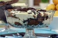 Trifle de chocolate rapido  