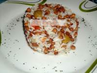   Ensalada de lentejas y arroz