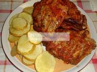   Costillas de cerdo con adobo canario ( Chef of matic )