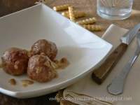 Albóndigas en salsa de whisky y vino blanco