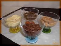   Cremas de relleno: pastelera, chocolate, café y turrón