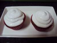   Cupcakes de vainilla con frosting de marshmallow