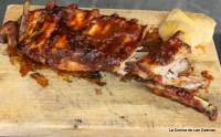   Costillas de Cerdo en Salsa Barbacoa #AmericanBarbacueRibs