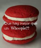   Red velvet Whoopie Pies! Whoopies de Terciopelo Rojo