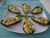   Mejillones al vapor con vinagreta de naranja