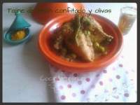   Tajine de pollo con limón confitado y olivas verdes...y mi HERBASTICK de Lékue