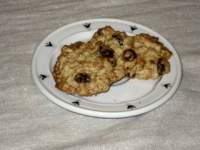   Biscuits Ã  l'avoine et aux raisins secs - Galletas con copos de avena y pasas