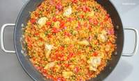   Paella mixta (de pollo y gambas)