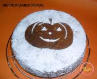   BIZCOCHO DE CALABAZA Y CHOCOLATE