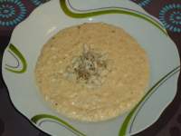   Risotto de paté a las finas hierbas con pollo