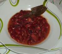   Alubias rojas con pulpo ( GM )
