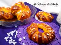   BRIOCHES DE LECHE CONDENSADA Y CALABAZA 