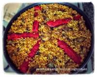   PAELLA DE POLLO Y ALCACHOFAS