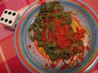   tallarines con wakame de Porto-Muiños y tomate
