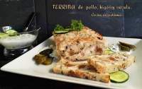   TERRINA de pollo, higos y rúcula.