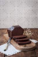   Chocolate pound cake o bizcocho de chocolate con ganache de chocolate