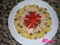   ENSALADA DE PIMIENTO ROJO Y PATATA