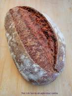   Pan con harina de algarroba y avena