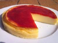   TARTA DE QUESO MASCARPONE CON MERMELADA DE FRESA Y LIMÒN