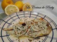   DORADA AL HORNO CON GULAS 