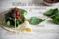   Koftas de cordero con chutney de tomate y fresas