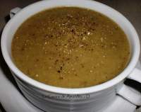   Crema de soja verde.