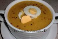   Crema de alcachofa. 