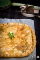   Empanada de carne y shiitake. El tiempo baja por las escaleras.
