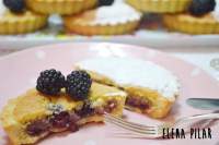   Tartaletas Bakewell con moras