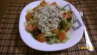   Ensalada templada de gulas