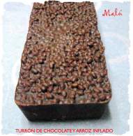   TURRON DE CHOCOLATE Y ARROZ INFLADO