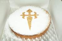   Tarta Santiago Casera