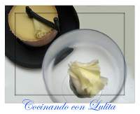   Alcachofas a la crema de queso, con flor de queso suizo