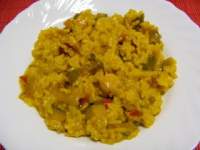   ARROZ CON POLLO Y VERDURAS AL CURRY (7pp/persona)