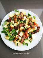   Ensalada de pollo marinado