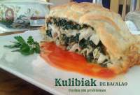   Kulibiak de bacalao