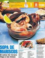   Sopa de mariscos para la cuaresma