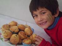   MUFFINS DE GOFIO Y CHOCOLATE