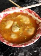   Sopa wonton de puchero (Cooking Challenge) 