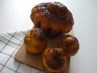   Brioche de Calabaza con Miel de Azahar y cubierta de Semillas de Amapola